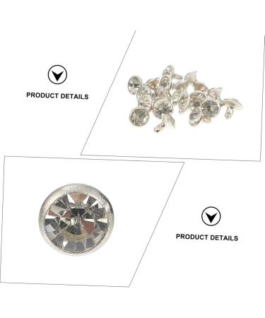 Lurrose 60 pcs Durable Leather Practical Bags Rivets DIY Chic Luggage Re Studs Craft Bag Clothes Crafts - Buy Online on GoSupps.com