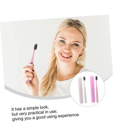 ULTECHNOVO Toothbrush Set for Adults - 2pcs Manual Cleaning Brushes in Assorted Colors - Eco-Friendly PP Material - Buy Online on GoSupps.com