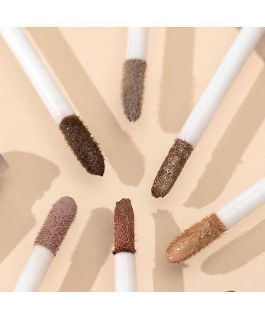 Sparkling Eye Makeup Set - 6-Color Liquid Eyeshadow High-Pigment Waterproof Cream Long-Lasting Cosmetic Long-Lasting Sparkling Beauty Formula | for - Buy Online on GoSupps.com