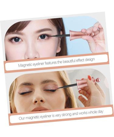 Mipcase 2pcs Liquid Eyeliner Makeup Eyeliner Magnetic Eyelashes with Eyeliner Eye Liner Make up Cosmetic Bag - Buy Online on GoSupps.com