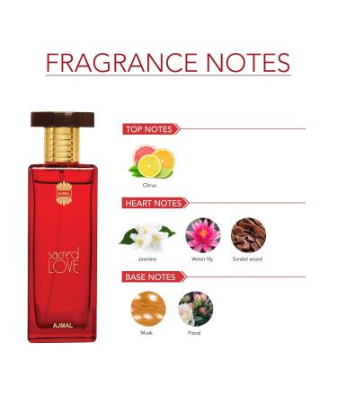 Ajmal Sacred Love Eau De Parfum Spray 1.7 oz for Women - Buy Online on GoSupps.com