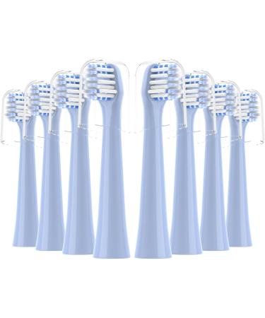 Replacement Toothbrush Heads 8 Pack for Colgate Hum Smart Electric Toothbrush - Optimize Your Oral Care with Blue 8 Count - Buy Online on GoSupps.com