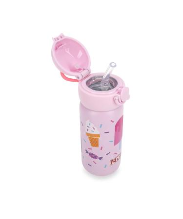 Nuby Thirsty Kids No Spill Flip-It Active Stainless Steel Travel Cup  14 Oz  Ice Cream - Buy Online on GoSupps.com