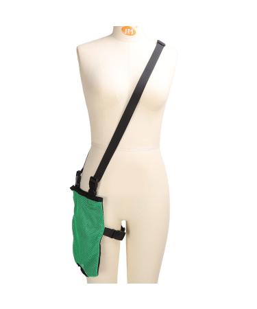 Angrek urine bag cover catheter bag cover hidden urine bag holder for on the go catheterization bag cover with shoulder bag (green)