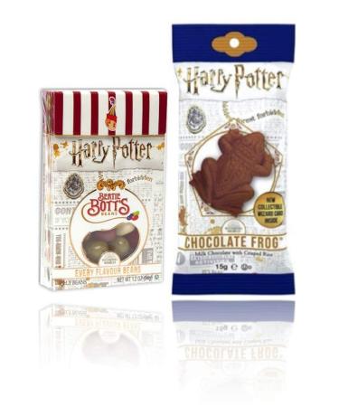 Harry Potter Jelly Belly Bertie Botts Beans 35g and Chocolate Frog with Collector's Card - Buy Online on GoSupps.com