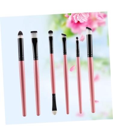 Housoutil 6pc Set Eyeliner Eyebrow Brush Eye Powder Brush Long Handle Eyeshadow Makeup Brush Cosmetics Brush Major Eye Shadow Brush - Buy Online on GoSupps.com