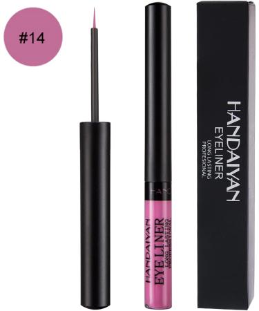 Coloured Matte Liquid Eyeliner | Long-Lasting Waterpoof Formula in DarkPink-14 - Buy Online on GoSupps.com