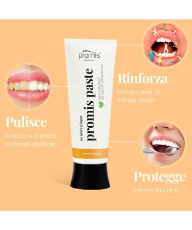  PROMIS promis Dental Care Kit for Optimal Protection Against Plaque and Tartar | Durable Toothbrush | Toothpaste & Natural Anti-Plaque Dental Gel (Large Black) - Buy Online on GoSupps.com