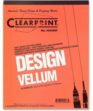 Staedtler Mars Vellum Paper 16 Rag 8.5 x 11 Inches Plain - 50 Sheets per Pad - Buy Online on GoSupps.com
