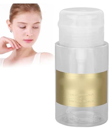 Nail Polish Remover Pump Bottle Dispenser 150ml Push Down Cleanser Dispenser Bottle Travel Empty Liquid Container Clear Empty Refillable Pump Dispenser for Nail Makeup Remover - Buy Online on GoSupps.com