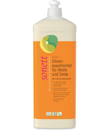 Sonett Organic Olive Detergent for Wool and Silk 2040 C (6 x 1 l) 1 l (pack of 6)