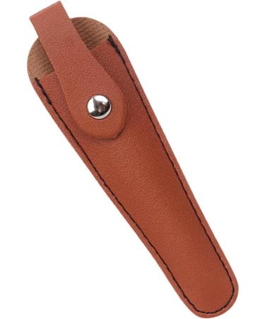 Salon Hair Scissor Bag - Scissor Sheath Pouch for Hair Salon | Portable Scissors Storage Holder Protective Safety Sheath Bag for Barber Beauty Salon Home Brown - Buy Online on GoSupps.com