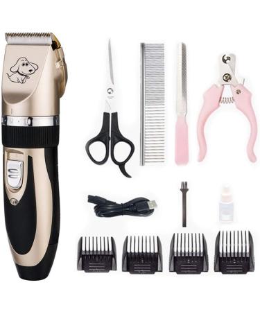 I-live Electric Pet Grooming Clippers Rechargeable Cordless Pet Fur Grooming Trimmer Kit set Low Noise Low Vibration Professional Pet Dogs and Cats Grooming Trimmer Kit - Buy Online on GoSupps.com