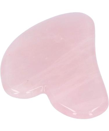 Verdant Touch Rose Quartz Gua Sha Heart Shape Massage Stone - Scraping Board for Face & Body | International Shipping - Buy Online on GoSupps.com