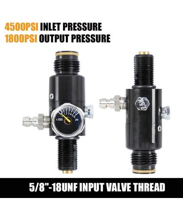 HPDMC 4500PSI Air Tank Regulator - 1800PSI Output Pressure | Shop Now - Buy Online on GoSupps.com