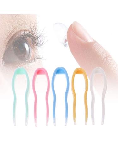 Buy Contact Lens Tweezers - Travel Clamp Tool for Eyelash & Eyebrow Care | Random Colors Available - International Shipping - Buy Online on GoSupps.com