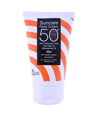 Original rices sunscreen LSF 50 |Face cream with sun protection |With hyaluronic acid aloe vera & macadamia oil |Vegan natural cosmetics