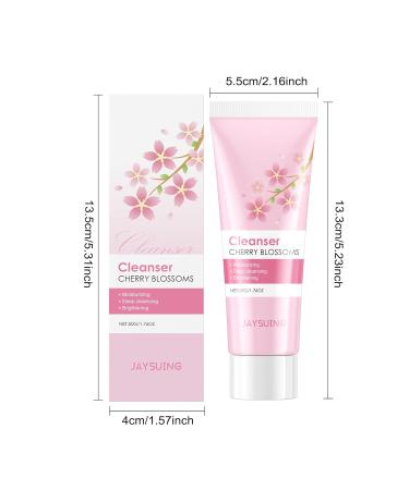 Aeviani Gentle Hydrating Face Wash with Cherry Blossom Moisturizing Deep Cleansing Facial Cleanser for a Smooth Complexion 1.76 oz - Buy Online on GoSupps.com