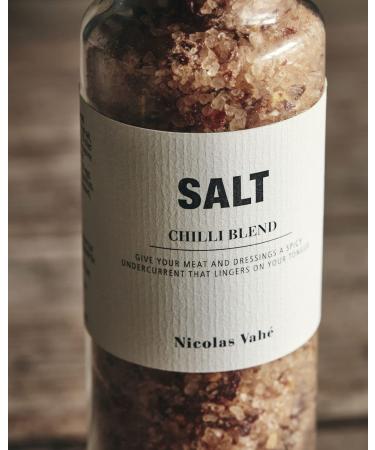 Nicolas Vahe Chili Salt - Danish Design Ceramic Mill | French Sea Salt & Chili Blend for Gourmet Cooking - Buy Online on GoSupps.com