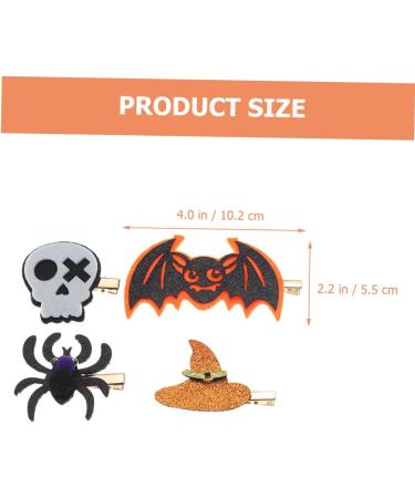 20 Pairs Halloween Hair Clips Hair Barrettes Bat Hair Clip Gothic Spider Headdress Goth Hair Accessories Gothic Hair Accessories Goth Hair Clips Witch Hat Hair Clips Iron Beaupretty - Buy Online on GoSupps.com