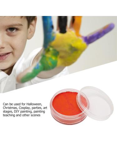  PUNELE Face paint palette odorless body paint kit for Halloween Christmas cosplay with soapy water or makeup remover for parties artistic performances - Red 75g - Buy Online on GoSupps.com