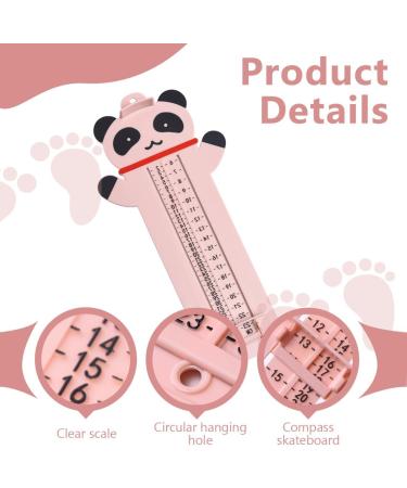 Buy CJZZ Children's Shoe Size Meter - Panda Foot Measuring Device for Kids Aged 0-16 Years (6-23cm) - Perfect Pink Footmesser for Accurate Sizing - Buy Online on GoSupps.com