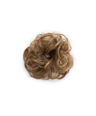 Shop Messy Hair Ponytail Extensions | Scrunchy Bun Updo | Wavy Light Brown to Gray Blonde - Top Quality Hair Accessories - Buy Online on GoSupps.com