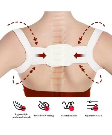 3 Pcs Invisible Posture Corrector for Men & Women - Breathable Back Support for Pain Relief (Large 60-70 KG - Buy Online on GoSupps.com