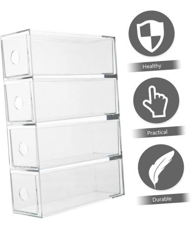 FOMIYES 1pc Box Eye Shadow Storage Box Makeup Storage Drawers Acrylic Compact Holder Storage Rack Make up - Buy Online on GoSupps.com