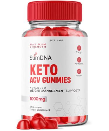 SlimDNA Keto Gummies - SlimDNA Keto ACV Gummies for Advanced Weight Loss SlimDNA Keto Gummies with Apple Cider Vinegar Shark Supplement Tank Belly Fat Extra Strength Gomitas (60 Gummies)