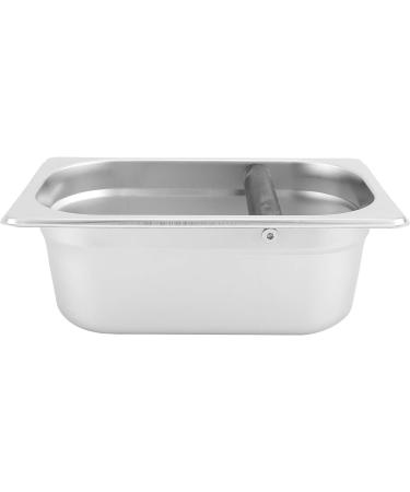 Cikonielf Knock Box Stainless Steel Coffee Slag Grind Bucket Container Coffee Machine Accessory for Home Bar Coffee Shop - Buy Online on GoSupps.com