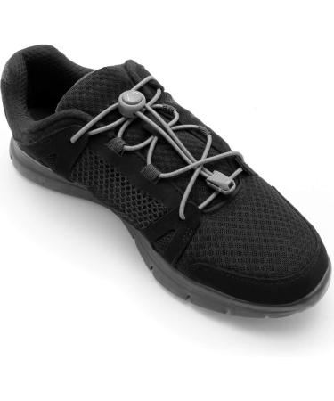 Buy CampTeck Quick Release Elastic Shoelaces - Grey Quick Lacing System for Easy Fit - International Shipping Available - Buy Online on GoSupps.com