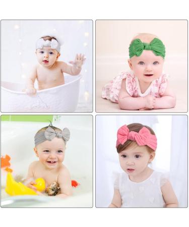 Aolso Baby Girl Nylon Headbands 6pc Set | Newborn to Toddler Hair Accessories - Buy Online on GoSupps.com