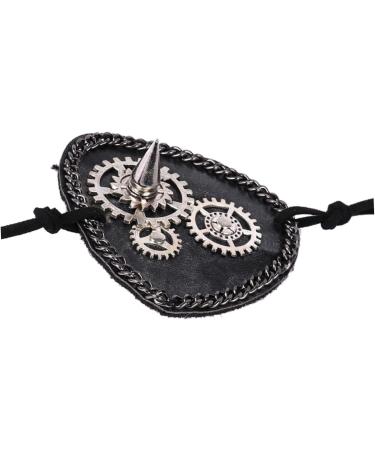 Beaupretty Halloween Eye Mask prom props gear clock decoration eye mask single eye mask eye patch Masquerade eye mask Decor Blindfold halloween apparel Eye Mask Halloween M Black - Buy Online on GoSupps.com