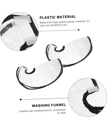 MAGICLULU Household Tools 10 Pcs Shampoo Funnel Hair Dye Shampoo Household Hair Dye Tools Hair Washing Tool Elder Cloak Major 57x25cmx5pcs Assorted Colorx5pcs - Buy Online on GoSupps.com