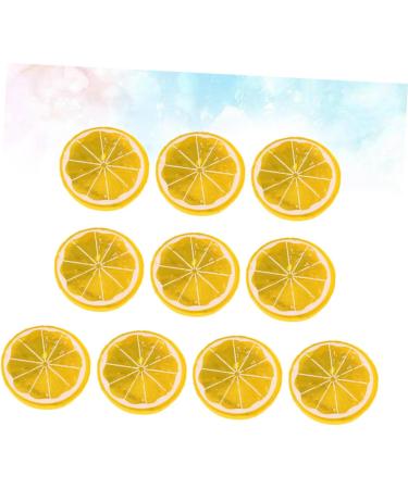 Levemolo 30pcs Mini Lemon Slices Yellow Lemon Slices Teeth Holder Toys Fruit Plastic Fake - Buy Online on GoSupps.com