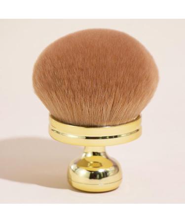 Loose Powder Brush - Blush Brush Powder Makeup Brush Nail Brush Face Brushes Makeup Setting Powder Brush with Mushroom Head for Setting Loose & Pressed Powder gold - Buy Online on GoSupps.com