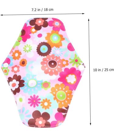 PLAFOPE Washable Cotton Reusable Menstrual Pad 1pc Aunt Towel Maternity Incontinence Pad - Buy Online on GoSupps.com