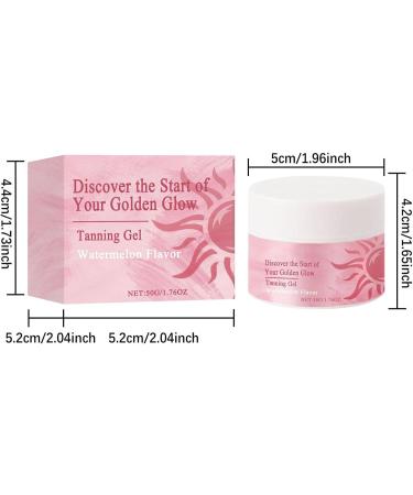 GkgWuxf Intensive Tanning Gel Natural Tan Accelerator Gel Tanning Agent 50G Nourishing Moisturizing Lotion for Tanning Bed Travel Indoor Outdoor Summer Pool - Buy Online on GoSupps.com