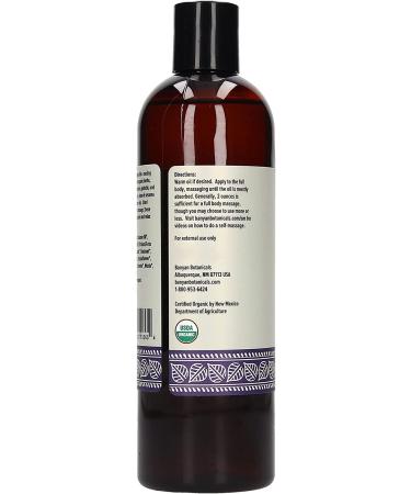 Banyan Botanicals Pitta Massage Oil 12oz - Organic Self Massage Abhyanga Oil with Brahmi, Guduchi & Manjishta for Relaxation & Calm - Non GMO, Vegan, Sustainably Sourced - Buy Online on GoSupps.com