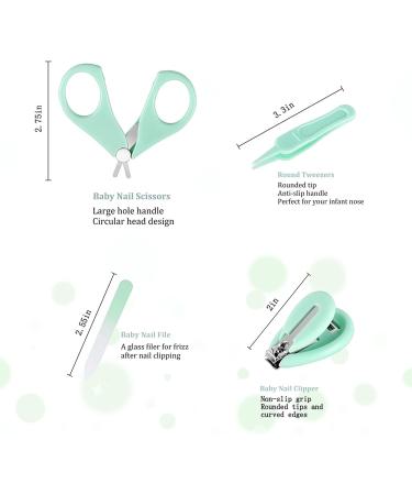 Nasal Aspirator & Baby Nail Kit Set | Baby Nose Sucker Cleaner, Clippers, Scissors, File, Tweezers | Newborn Toddler Essentials - Buy Online on GoSupps.com