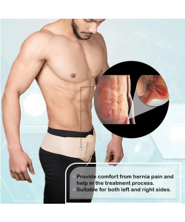 Wonder Care Hernia Belt Right - Inguinal Support Brace & Underwear for Men (XXL 44-48) - Comfortable Hernia Truss - Buy Online on GoSupps.com