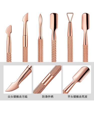 Durable Pedicure Manicure Tools For Fingernails Toenails Cuticle & Nail Care Set Stainless Steel Cuticle Pusher Spoon S Nail Cuticle Pusher - Buy Online on GoSupps.com