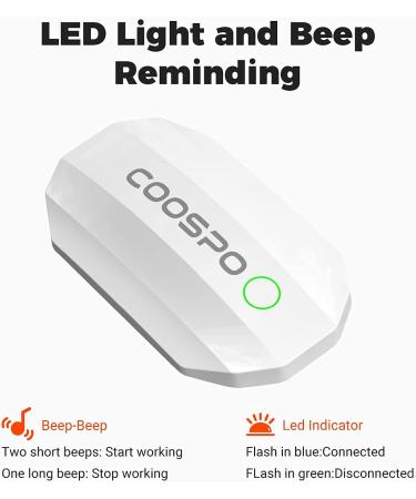 COOSPO H808S Heart Rate Monitor - Waterproof Pulse Belt ANT+/Bluetooth Compatible with Polar Wahoo Garmin Zwift & Strava | Premium HRM Sensor - Buy Online on GoSupps.com