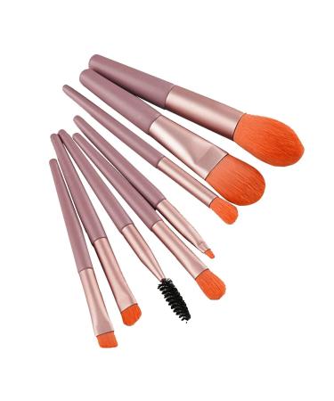 Mini Makeup Brushes Set - 8pc Cosmetic Brush Kit in Blue & Pink | Perfect for Easy Cleaning & Travel - Buy Online on GoSupps.com