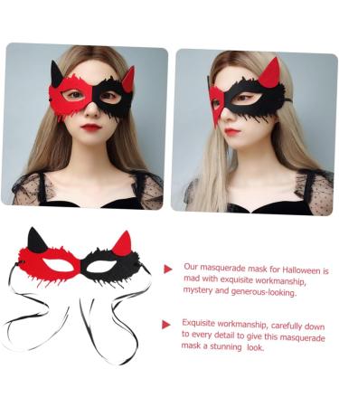 POPETPOP The Mask Masquerade Mask Masquerade Ball Mask Party Masks for Adults Masquerade Party Mask Women Venetian Mask Masks for Women Party Fox Mask Halloween Men and Women Blindfold - Buy Online on GoSupps.com