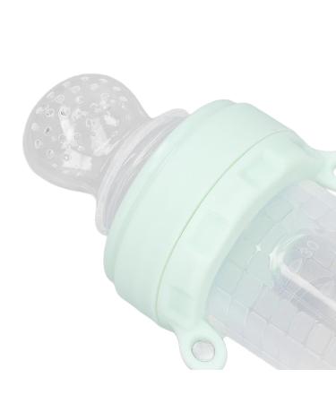 Buy Baby Food Dispenser Pacifier - Leak-Proof Silicone Fruit Feeder with Dust Cover (Mint Green) - International Shipping Available - Buy Online on GoSupps.com