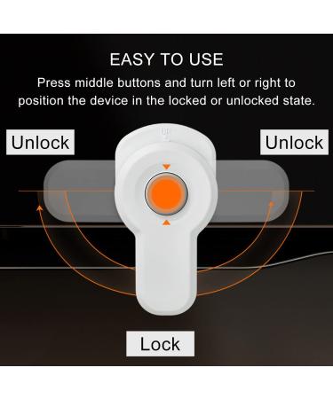 Obstate White Child Safety Door Lock for Oven Secure Your Kitchen & Protect Little Ones | 1 PC - Buy Online on GoSupps.com