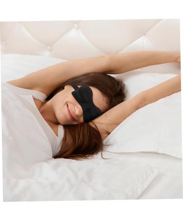 2pcs 3D Stereo Goggles Eyepatch for Adults | Satin Sleep Mask for Travel & Sleeping | Cotton Eye Cover for Blackout | Portable & Comfortable - Buy Online on GoSupps.com