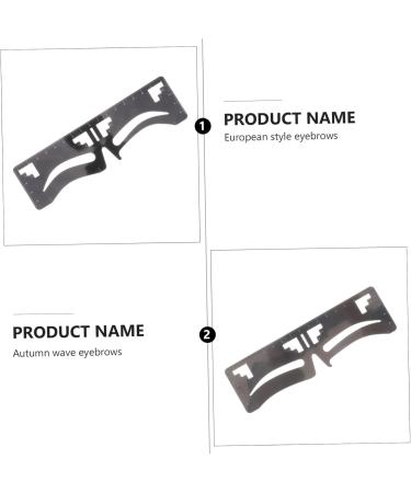 FOMIYES 2pcs Clear Ruler Brow Guide Ruler Eyebrow Measuring Tool Ruler Tool Eyebrow Trimming - Buy Online on GoSupps.com